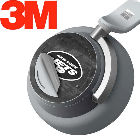 NFL New York Jets Black & White Surface Headphones Skin